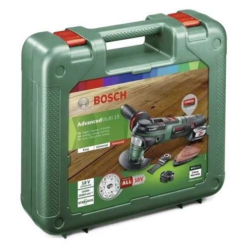 Bosch AdvancedMulti 18 Set аккумуляторный универсальный многофункциональный инструмент (1 x 2.5 Ач, ЗУ), 0603104021