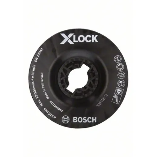 Bosch X-LOCK опорная тарелка 115 мм, средняя, 2608601712