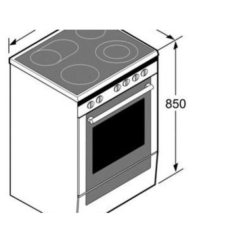 Электрическая плита Bosch HCE 644123