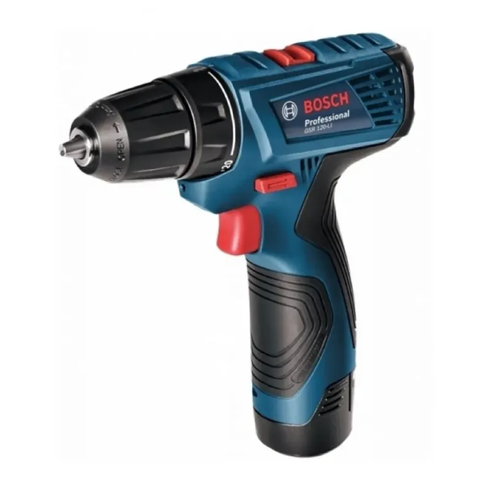 Аккумуляторный набор Bosch Professional: гайковерт GDR 120 с шуруповертом GSR 120 (2 x 2 Ач, ЗУ), 06019G8023