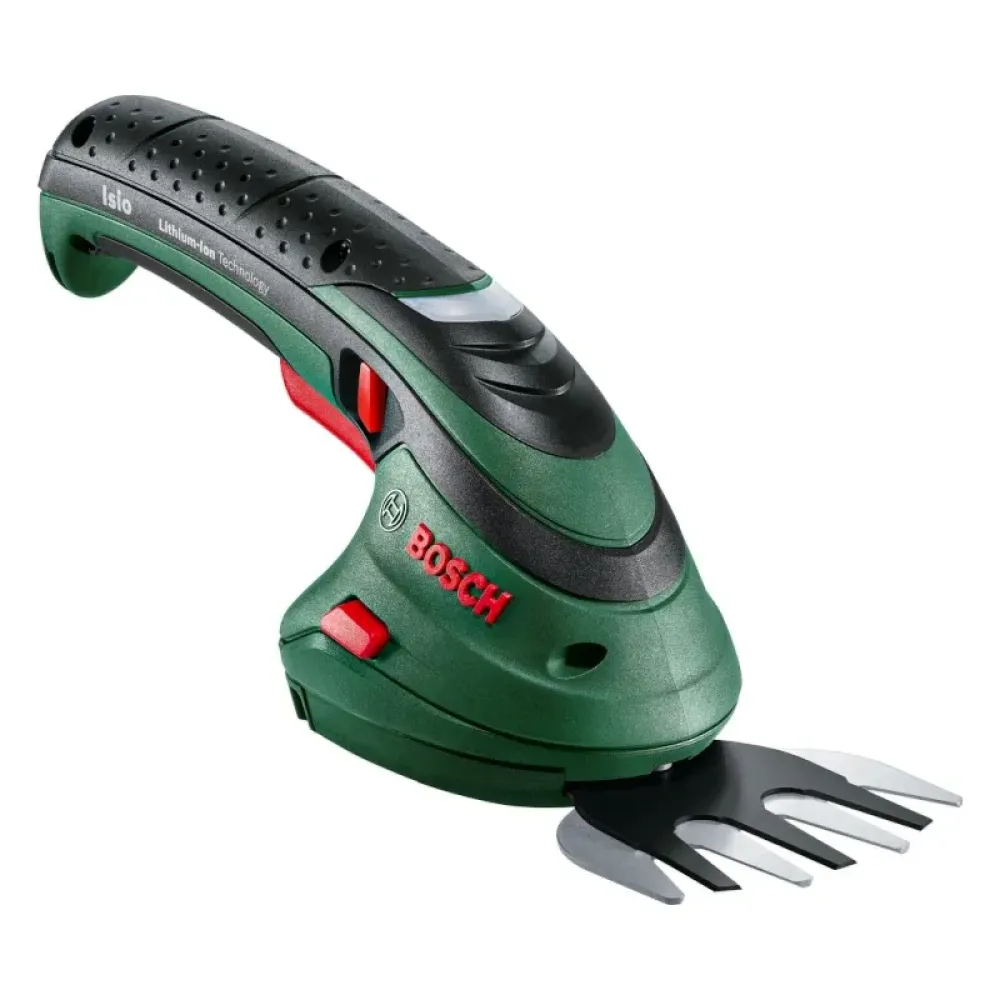 Bosch Isio 3 аккумуляторные ножницы (1 x 1.5 Ач, ЗУ) с 2 ножами, 0600833108