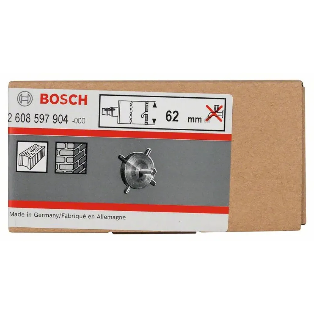 Bosch центрирующий крест для коронок, 62 мм, 2608597904