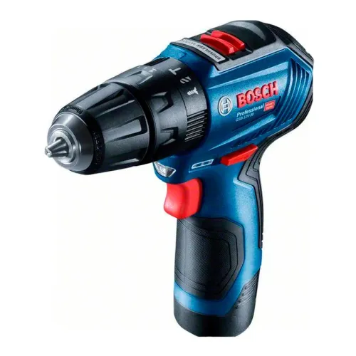 Bosch GSB 12V-30 Professional аккумуляторная ударная дрель-шуруповерт (2 x 2 Ач, ЗУ), 06019G9120