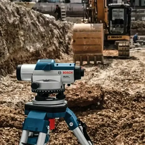 Bosch GOL 26 D Professional нивелир оптический со штативом BT 160 и рейкой GR 500, 0601068002