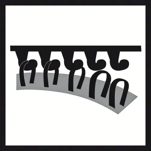 Bosch опорная тарелка M10 100 мм с липучкой, 2608603440