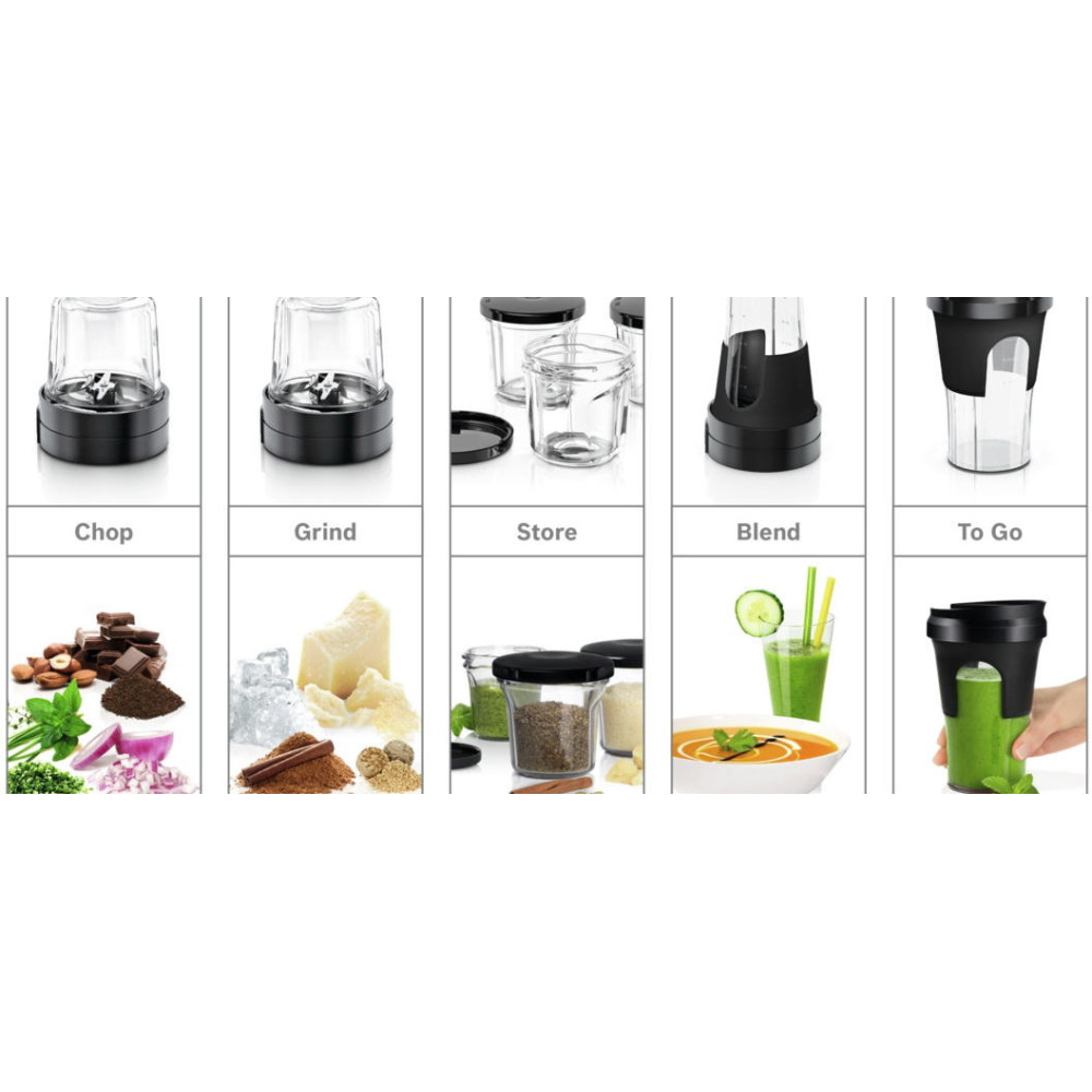 Набор насадок для измельчения Bosch MUZ45XTM1 TastyMoments 5-в-1