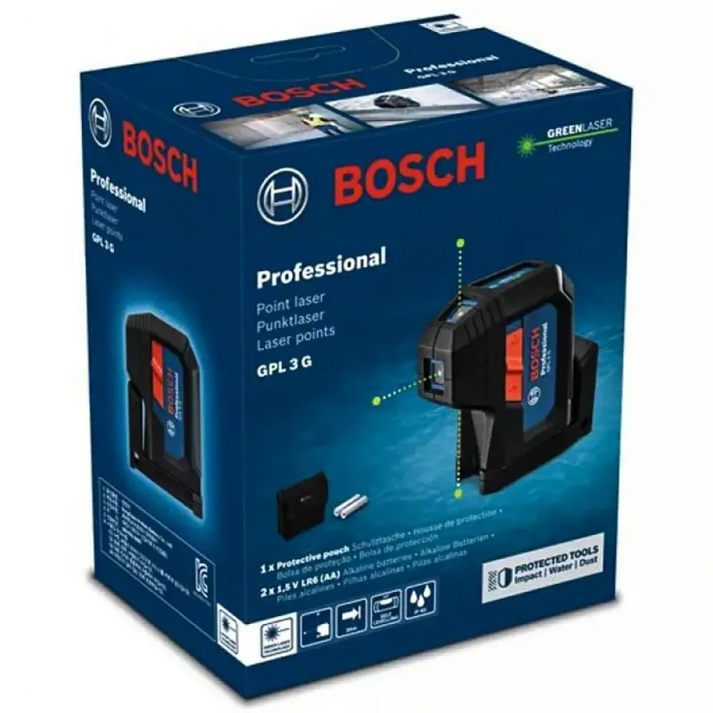 Bosch GPL 3 G Professional точечный лазерный нивелир, 0601066N00