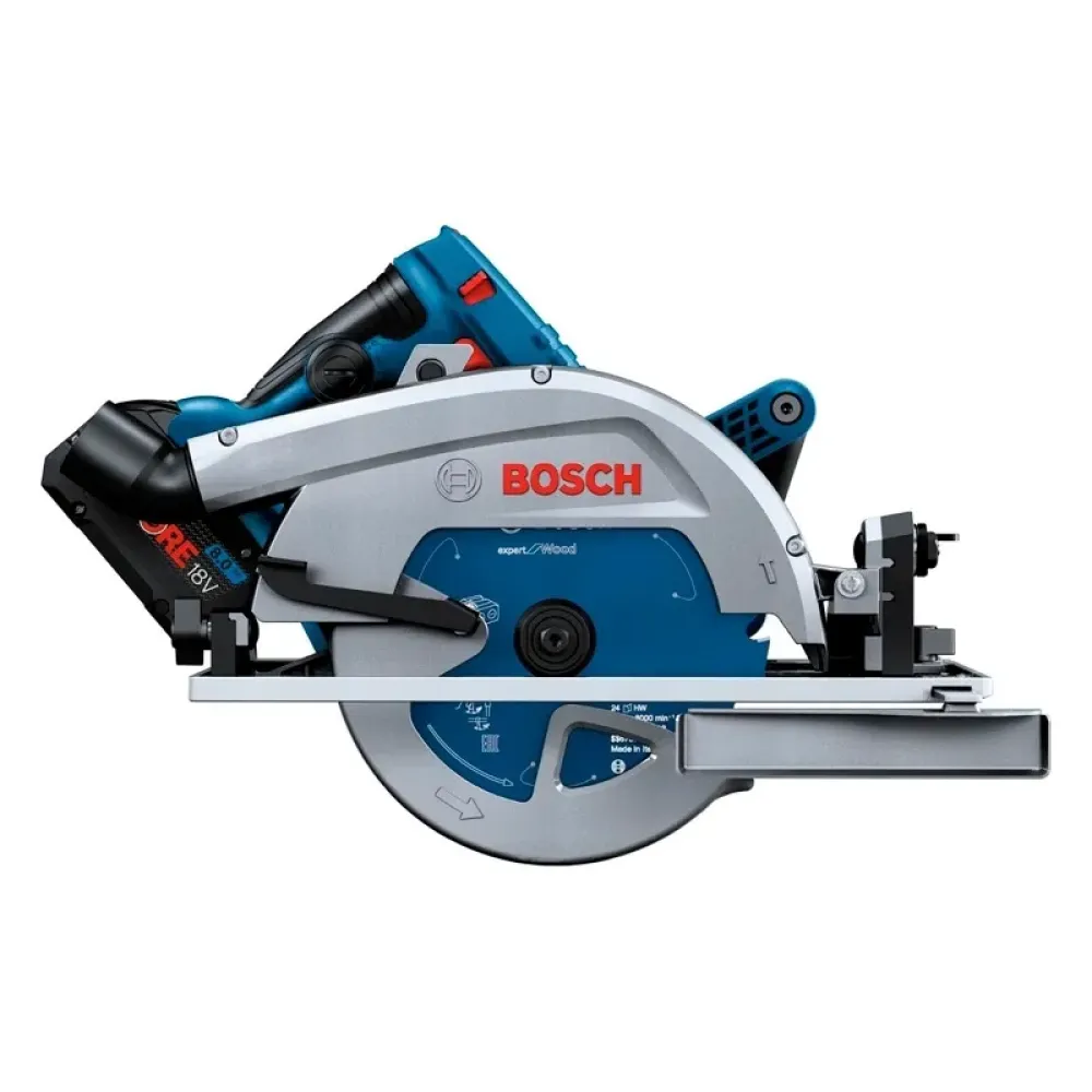 Bosch GKS 18V-68 GC Professional аккумуляторная циркулярная пила (2 x 8 Ач, ЗУ) с модулем Bluetooth, 06016B5101