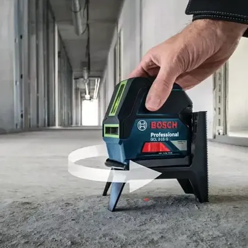 Bosch GCL 2-15G лазерный нивелир с держателями RM1 и BM3 0601066J00