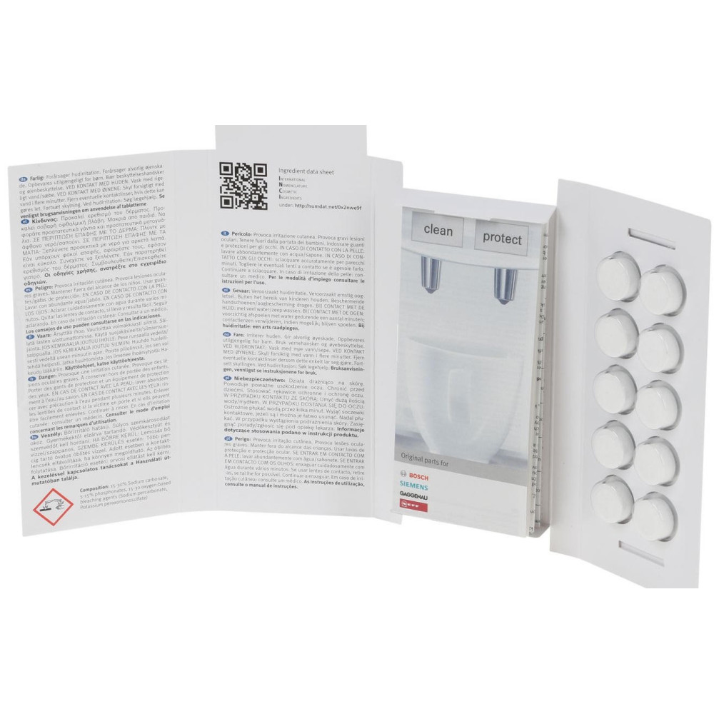 Соответствуют акессуару для кофемашин TCZ8001 / TZ80001 Заменяют арт. 00310575 и 00311560 (TCZ6001 / TZ60001)