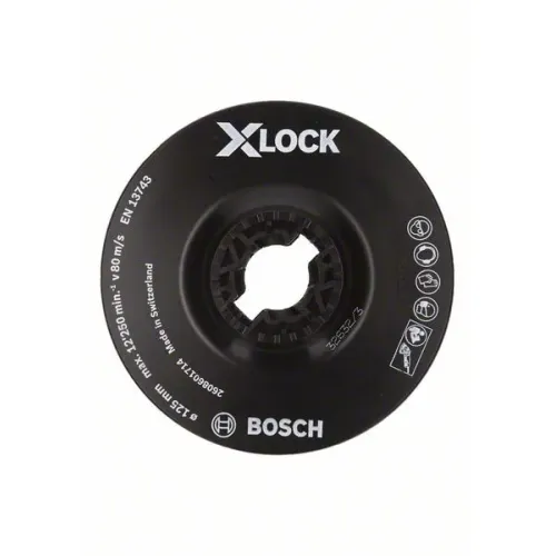 Bosch X-LOCK опорная тарелка 125 мм, мягкая, 2608601714