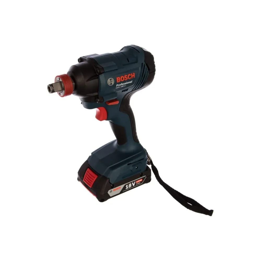 Bosch GDX 180-LI Professional аккумуляторный гайковерт (2 x 2 Ач, ЗУ), 06019G5223