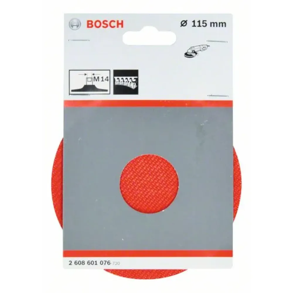 Bosch Standard опорная тарелка M14 115 мм с липучкой, 2608601076