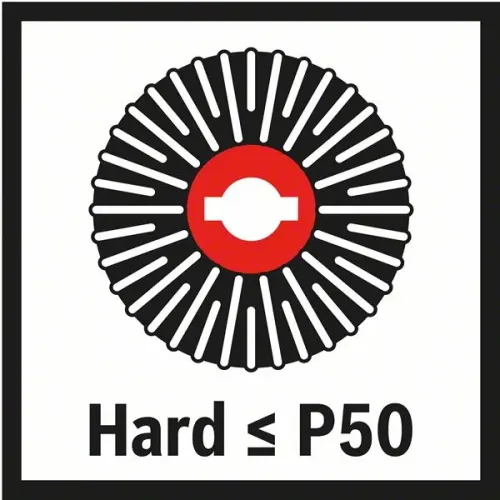 Bosch X-LOCK опорная тарелка 125 мм, твердая, 2608601716