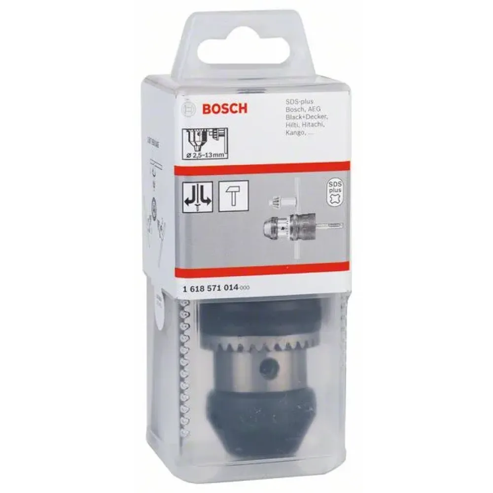 Bosch Keyless Chuck кулачковый патрон до 13 мм, SDS-plus с П/Л вращением, 1618571014