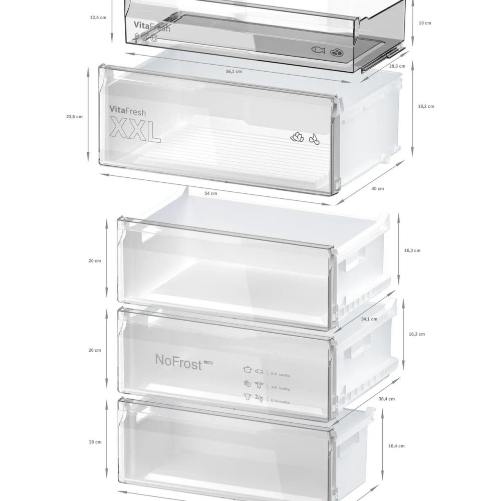 Двухкамерный холодильник Bosch KGN49VXCT