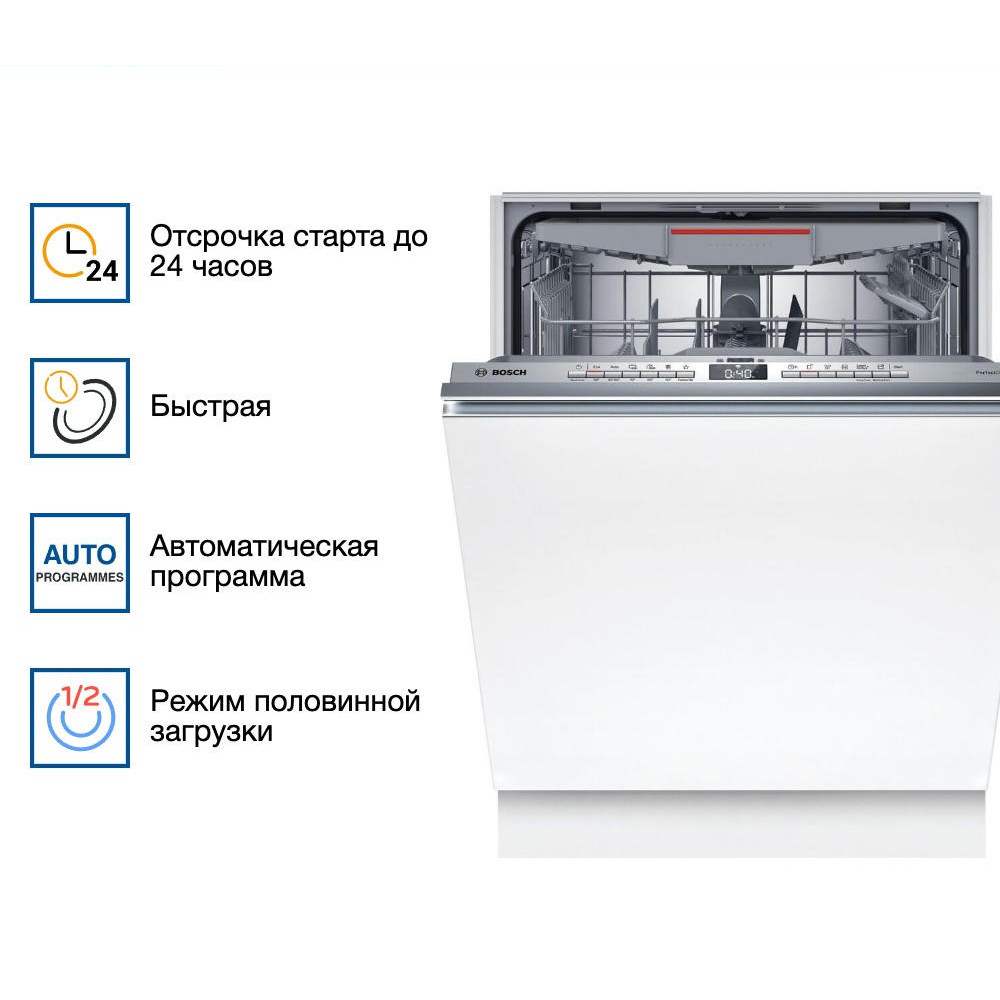 Встраиваемая посудомоечная машина Bosch SMV6ZCX00E