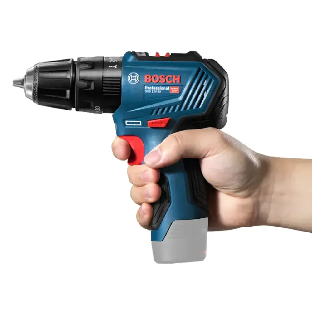 Bosch GSB 12V-30 Professional Solo аккумуляторная ударная дрель-шуруповерт (без АКБ и ЗУ), 06019G9102