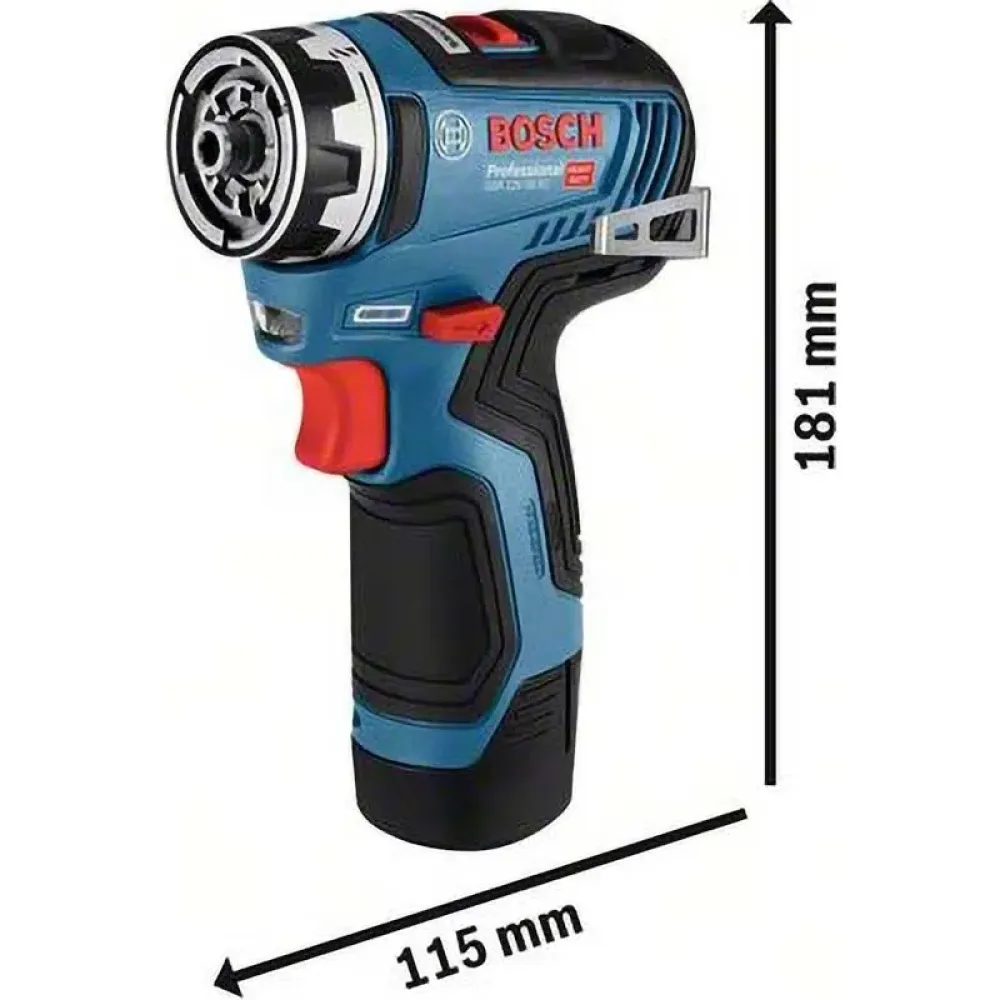 Bosch GSR 12V-35 FC Professional Solo аккумуляторный шуруповерт (без АКБ и ЗУ), 06019H3002