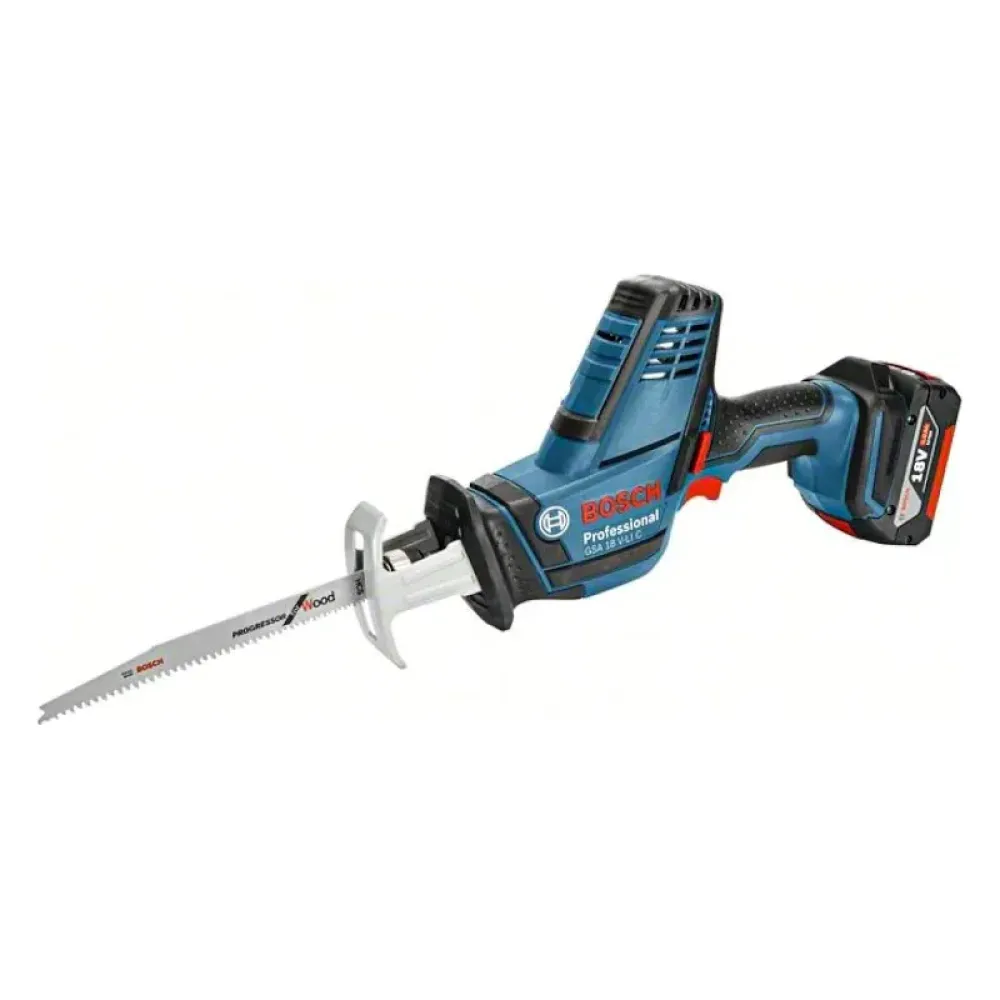 Bosch GSA 18 V-LI C Professional аккумуляторная сабельная пила (1 x 4 Ач, ЗУ), 0615990M3Y
