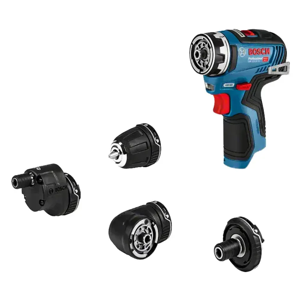 Bosch GSR 12V-35 FC Professional Solo аккумуляторная дрель-шуруповерт (без АКБ и ЗУ) с набором насадок, 06019H3003