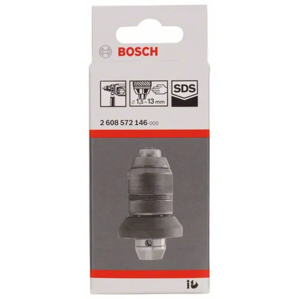Bosch Bosch System Chucks быстрозажимной сверлильный патрон 1.5-13 мм, SDS с переходником, 2608572146
