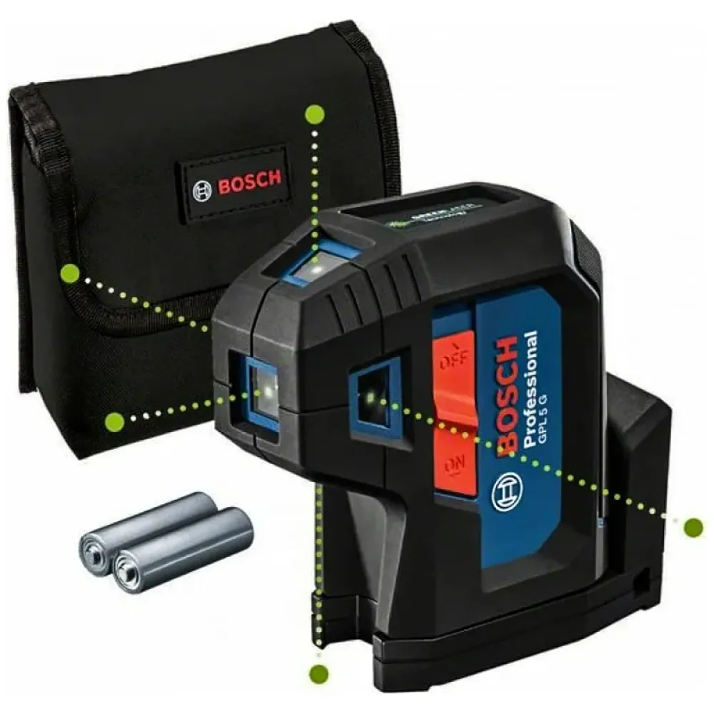 Bosch GPL 5 G Professional точечный лазерный нивелир, 0601066P00