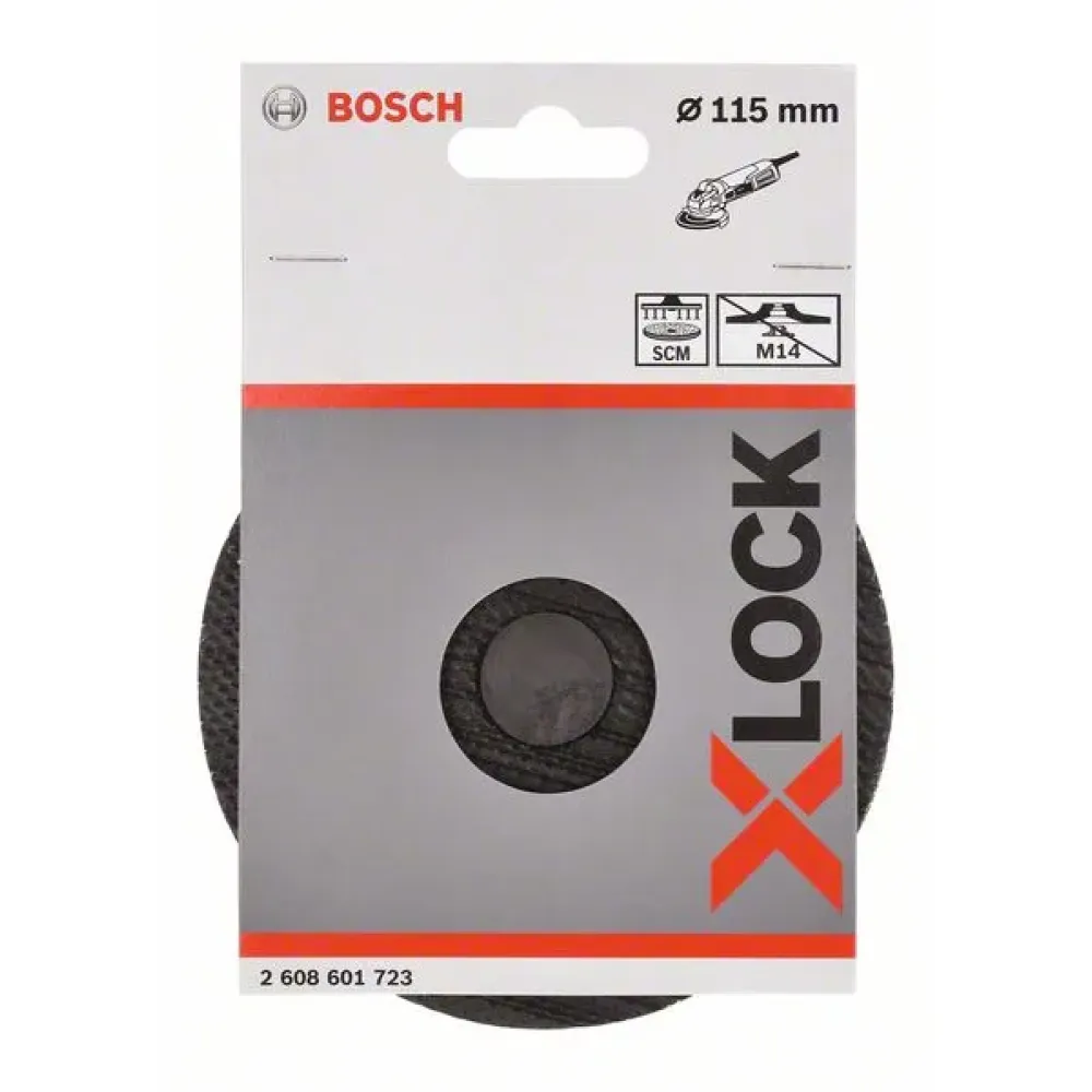 Bosch SCM X-LOCK опорная тарелка с центрирующим штифтом 115 мм, 2608601723